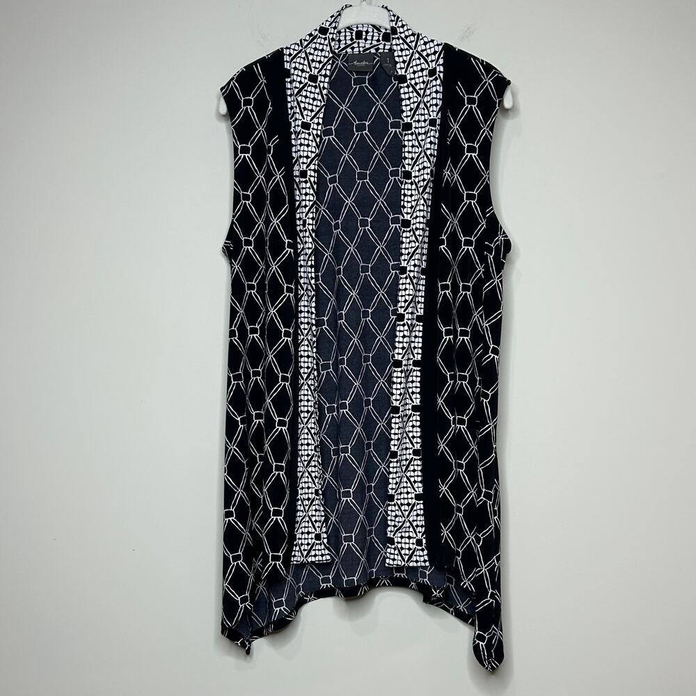 Travelers by Chico's Open Front Vest Size 1/M/8